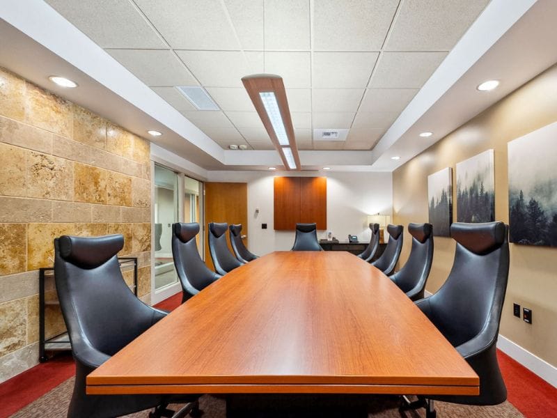 The Caro & Associates conference room